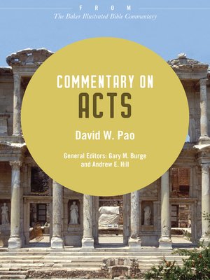 cover image of Commentary on Acts